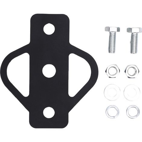 Adaptateur d'attelage de remorque à 3 voies, fixation en acier haute résistance avec boulons pour tondeuse à gazon ATV, chariot de cour, tracteur de jardin. (1/5)