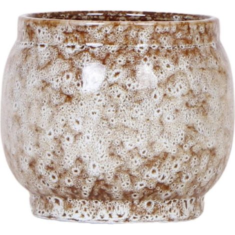 Cache-pot en Céramique pour Plantes d'Intérieur Ø 12 cm - Pot de Fleurs Artisanal - PANGIVO (1/5)