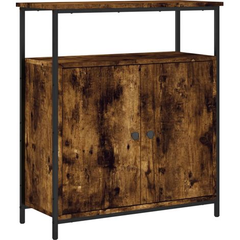 Credenza buffet cassettiera mobile contenitore organizer cucina soggiorno soggiorno 70 x 30 x 80 cm derivati del legno marrone 020031082