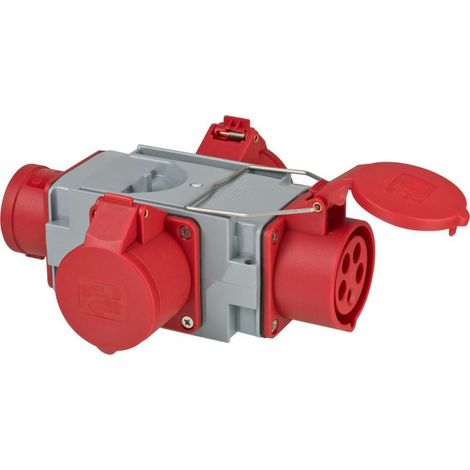 Brennenstuhl distribuidor cruzado CEE 400V/16A - 1081640 (1/4)