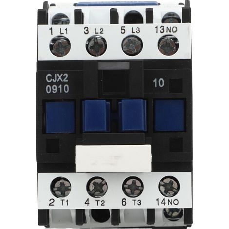 NALOOKAMIC Contacteur de puissance électrique 9A –Tension 230V –Contact argenté triphasé –Installation sur rail Din pour moteur AC - AC 9 A (1/5)