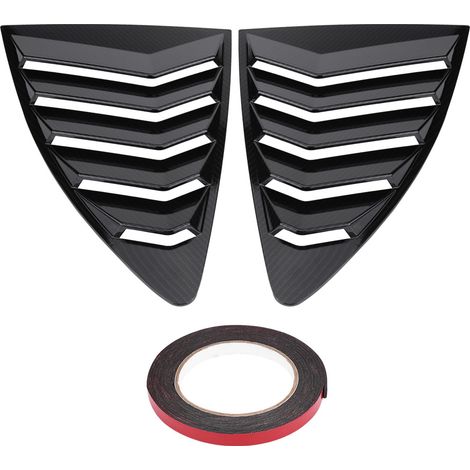 1 paire de couvercles de ventilation de fenêtre latérale, en Fiber de carbone, pour Toyota 86/Scion FR S Subaru BRZ 13-18