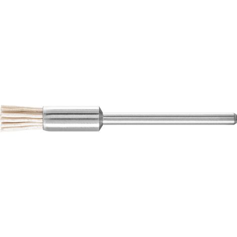PFERD TOOLS Miniatur-Pinselbürste PBU Ø 5 mm Schaft-Ø 2,34 mm Aluminium-Oxid-Filament-Ø 0,50mm Korn 320 10 Stk