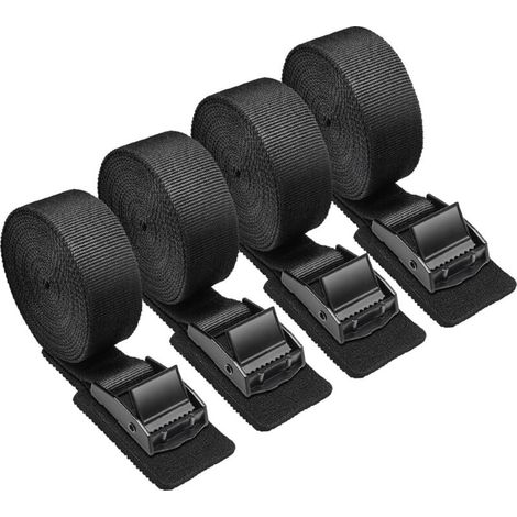 4pcs - Ties - Bicycle Ties/Clip Ties - Metal Buckle Ties - 25mm x 1m MUMU (1/4)