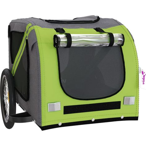 Rimorchio/carrello per animali domestici verde 020044279