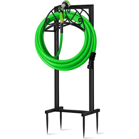 Support pour tuyau d'arrosage, solution de rangement robuste pour les tuyaux d'eau dans les garages et à l'extérieur.-AquaForge (1/5)