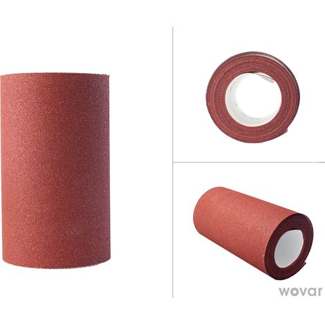 Rouleau abrasif grain 120 fin - 5 mètres (1/2)