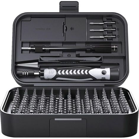 130-in-1 Präzisionsschraubendreher-Set für Feinmechaniker – Für iPhones, Laptops, Spielzeug, Uhren (1/4)