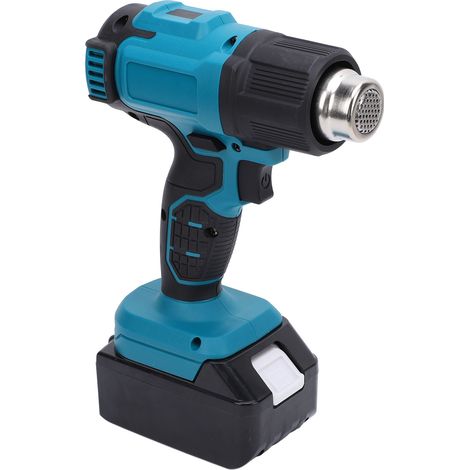 Pistolet à air chaud sans fil alimenté par batterie rechargeable, outil portatif pour loisirs créatifs, prise UE (1/5)