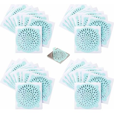40 filtros de pelo para ducha, atrapapelos, filtro de fregadero, filtro de desagüe de suelo, filtro de fregadero de bañera, filtro de alcantarillado, protector de drenaje para baño y cocina. (1/5)