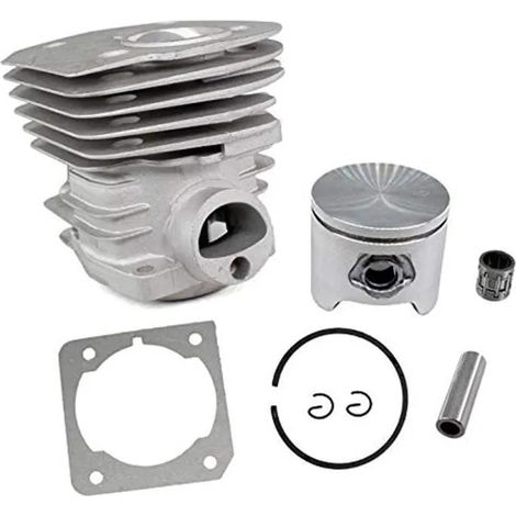 Kit piston 44 mm avec roulement à aiguilles compatible avec les tronçonneuses Husqvarna 350, 351, 353, 346 et 346XP.