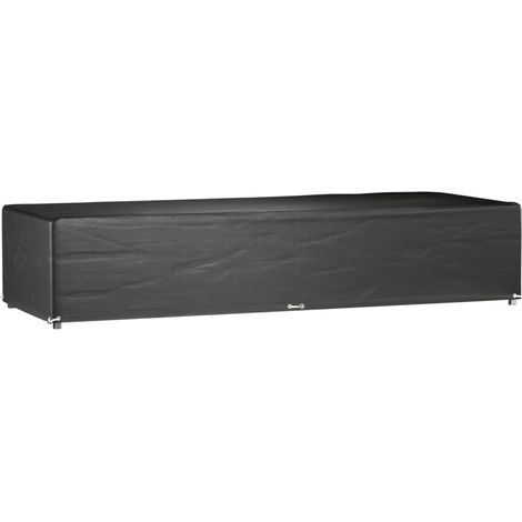 Maison Exclusive - Coperture per Sdraio 2pz 12 Occhielli 205x75x40 cm Polietilene