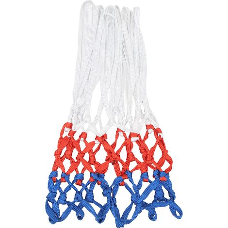 filets de basket-ball robustes, de rechange, blancs, rouges, bleus, couleurs, raccordables, filet de basket-ball (1/5)