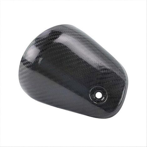 Cache-tuyau de raccordement de silencieux d'échappement de moto (1/5)