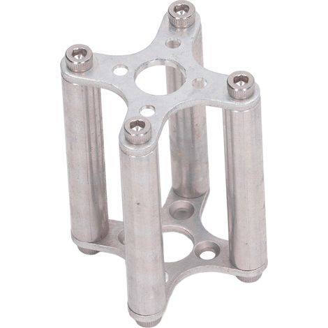 Halterung für bürstenlosen Motor aus Aluminiumlegierung, X-förmig, fest, kreuzförmig, Ersatzteil, silberfarben, für 4045-Motor