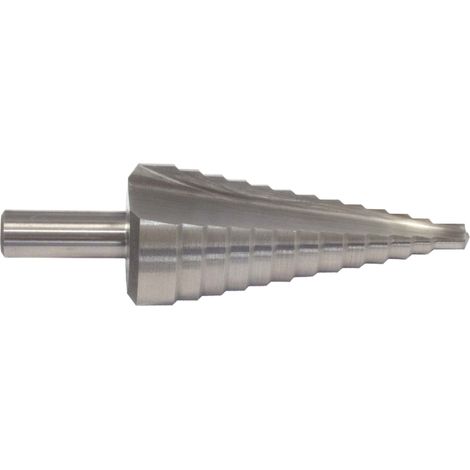 Stufenbohrer HSS-Co gerade genutet -blank- mit Kreuzanschliff 4,00 - 20,00 x 2 mm (1/2)