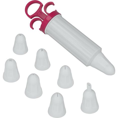 Decoratore torte 8 accessori - metaltex (1/2)