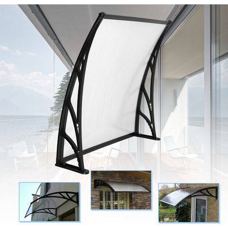 Abri anti-pluie pour fenêtres de balcon, puits de lumière, auvents en panneaux PC haute résistance, ventes exclusives d'entrepôts à l'étranger. (1/5)