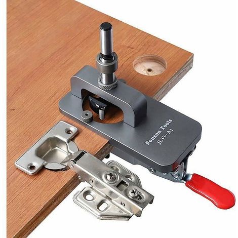 35 Mm Perforatrice, Guide De Forage Trou Charnière Trouver Un Jig Outil Pour Bricolage Menuiserie (1/5)
