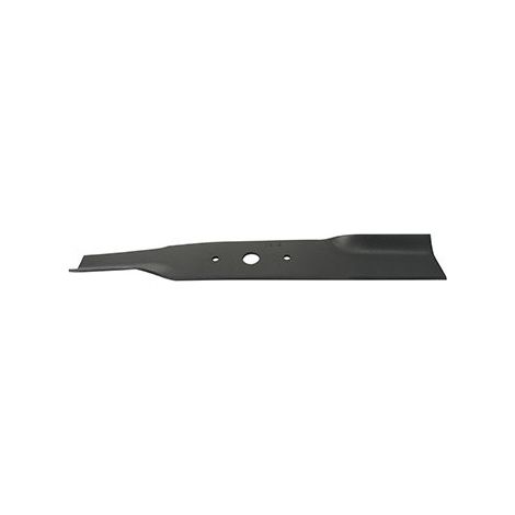 Cuchilla adaptable para cortacésped Gaby modelo GT41CP - L: 378mm, diámetro central: 16mm, distancia entre agujeros: 70mm. Reemplaza origen: M2868