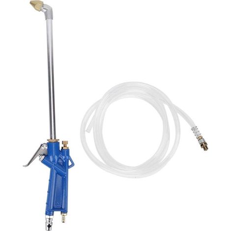 40 cm Pistolet Pulverisateur,PulvéRisateur Pneumatique et tuyau de 1 m, Pistolet de pulvérisation de solvant à siphon pneumatique de, pistolet de nettoyage à jet d'eau de siphon avec buse en laiton (1/5)