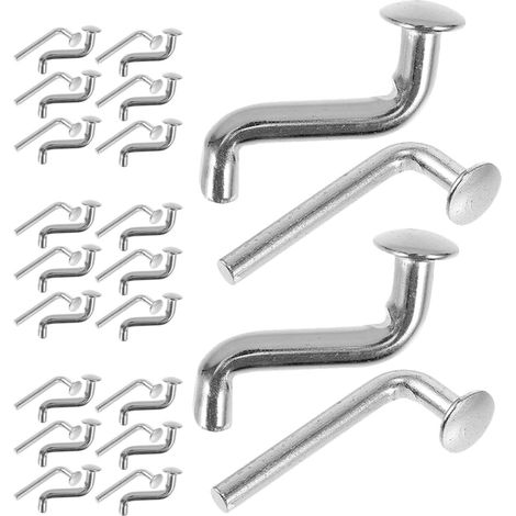 50 Goupilles de Sécurité Type L/S pour Rayonnage à Palettes, Clips de Verrouillage Rivetés à Angle, Usage Industriel, Support de Sécurité pour Rayonnage de Garage et Entrepôt (1/5)