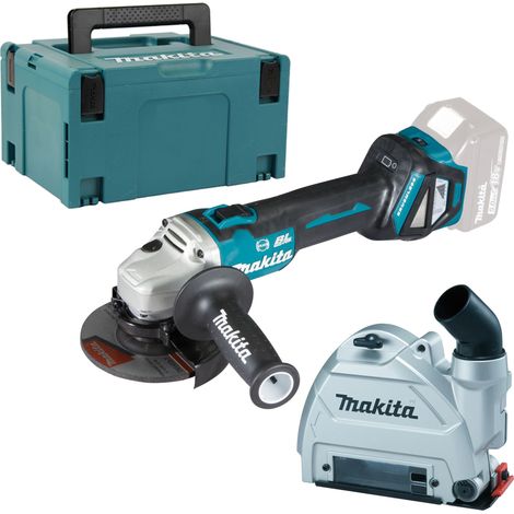 Makita DGA514ZJU1 Smerigliatrice angolare a batteria Ø 125 mm 18 V Solo con Bluetooth e cappuccio di aspirazione nel Makpac (1/3)