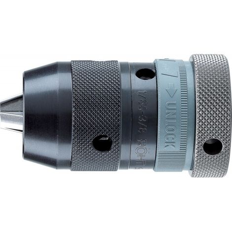 Mandrino a serraggio rapido Röhm Supra SK serraggio Ø 0,5-10 mm attacco B 12 - 305188 (1/3)