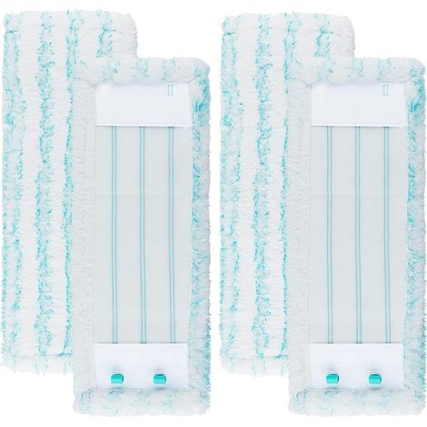 Pack de 4 housses pour serpillière Profi XL Micro Duo/Profi XL Cotton Plus, housse de rechange pour système 2 fibres avec poils spéciaux pour tous types de sols à forte absorption d'eau et décontamina (1/5)