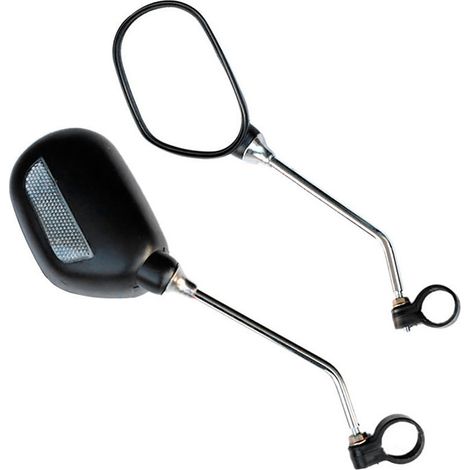 2 Rétroviseurs Vélo PMMA Guidon Miroir Cyclisme Route VTT Accessoires (1/5)