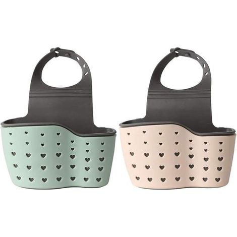 Set di 2 organizer per lavello,Filtro da appendere,Supporto per lavello,Organizer da cucina,Contenitore per bagno o armadietto (1/5)