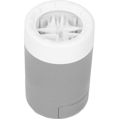 Nettoyeur de pattes pour chiens, semi-automatique et portable, gobelet de lavage des pattes pour chats et chiens, gris (1/5)