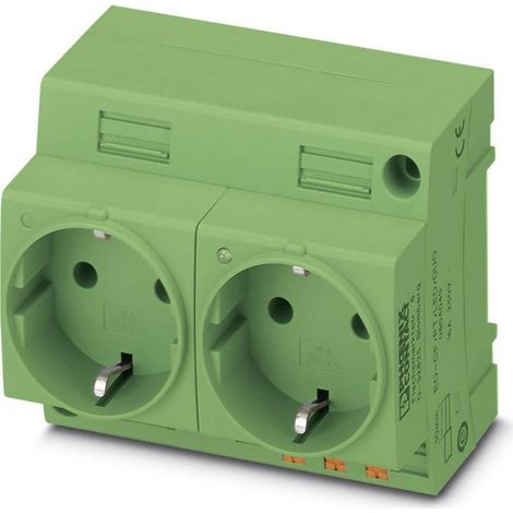 Phoenix Contact Enchufe modular CF verde 2P+T 16A 250V