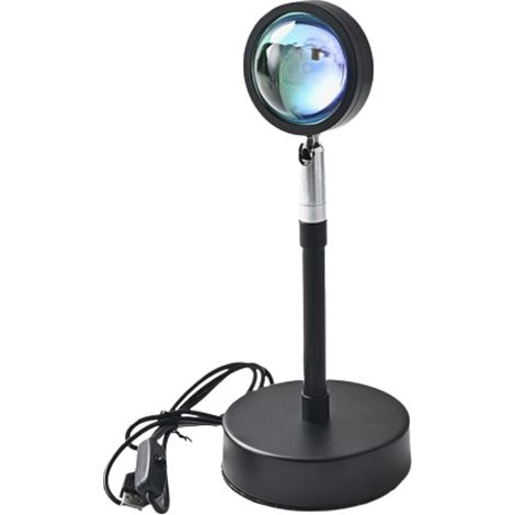 Projecteur de coucher de soleil avec télécommande, lampe d'ambiance coucher de soleil, arc-en-ciel (1/5)
