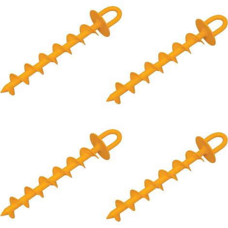 Roughneck X4 64-634 Ground Anchors Heavy Duty Tether Point Hooks ROU64634 (1/5)