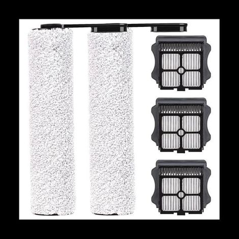 Rouleaux de Brosse de Rechange et Filtres HEPA pour Aspirateur Tineco Floor ONE S5Floor One S5 Pro 2 S5 Extreme Smart (1/4)