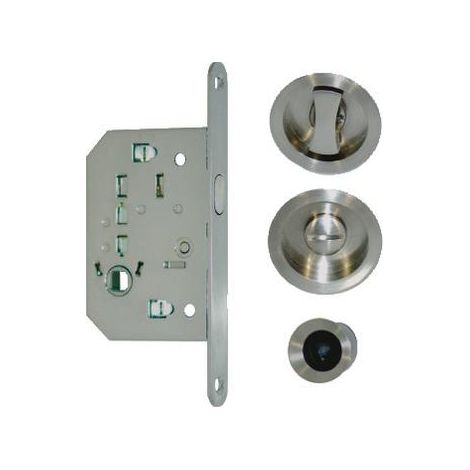 Select Kit de puerta corredera inox con cerradura segura