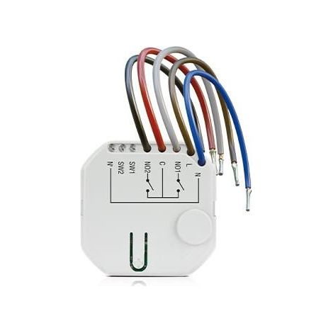 Satel ASW-210 Controlador inalámbrico blanco 230 V (1/2)