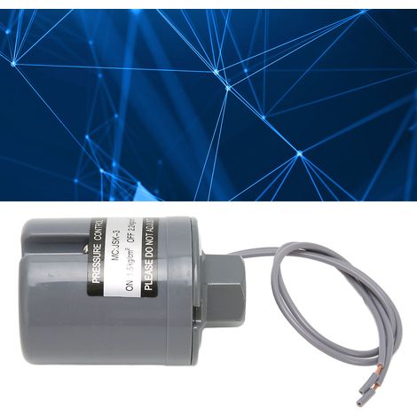 Automatischer Druckschalter für selbstansaugende Hauswasserpumpen, automatischer Schalter, einstellbare Wasserpumpe, grauer Druckregler (1/5)