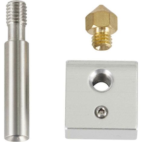 Bloc chauffant pour tête d'impression Tronxy 20x20x10mm, col M6, buse 7x31mm, tête d'impression 0,4mm pour imprimantes à filament 1,75mm (1/5)