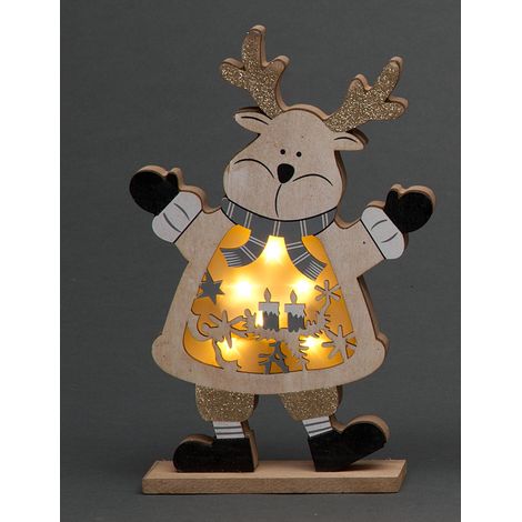 Christmas Wooden Hanging Decoration Reindeer Shape