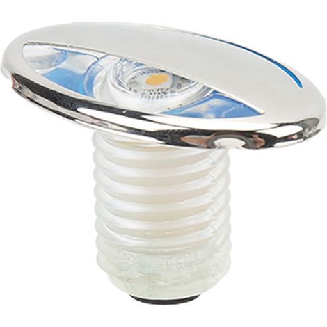 Éclairage de marche LED Bateau 12V Blanc Chaud Inox IP66 Étanche Encastrable pour Yacht Camping-car Van (1/5)