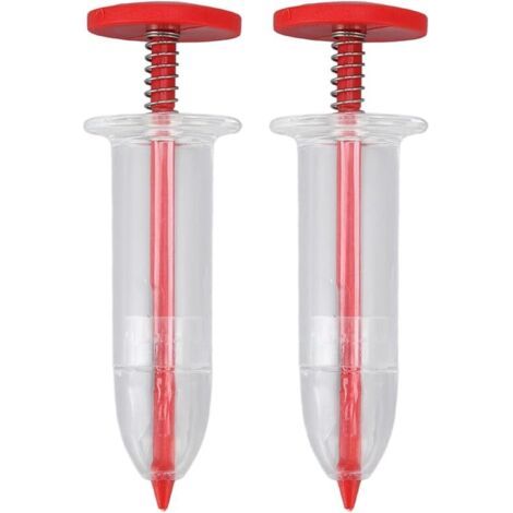 2 Pcs Manual Seed Dispenser Seeder Mini Seed Distributor Seed Sower Spreader Garden Planter Hand Seeder Tool Manual Seeder Garden Flower Plant Seeder Planter (1/5)