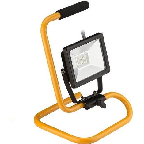Proyector LED de exterior con base  Negro  20W (1/4)