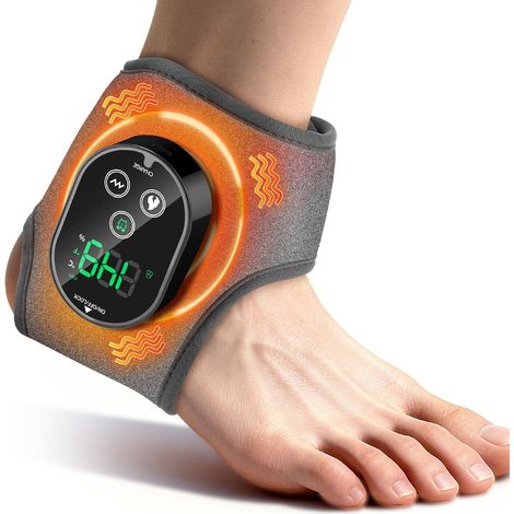 Wireless foot massager for neuropathy, rechargeable ankle heating pad for pain relief, suitable for reducing fatigue and plantar fasciitis (1/5)