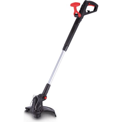 [JAMAIS UTILISÉ] Scheppach Coupe-bordures électrique EGT350 – 350 W – 230 - 240 V / 50 Hz – Largeur de coupe 250 mm – Guidon télescopique en continu de 30 cm – Tête de coupe à 5 positions
