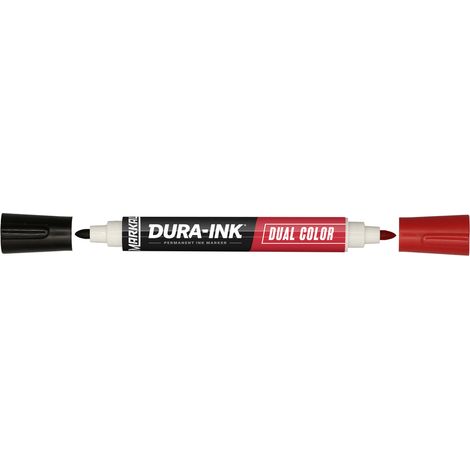 Markal DURA-INK DUAL COLOR 96330 Permanentmarker Rot, Schwarz wasserfest: Ja