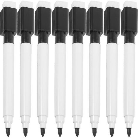 Lot de 10 feutres magnétiques effaçables à sec - Feutres pour tableau blanc