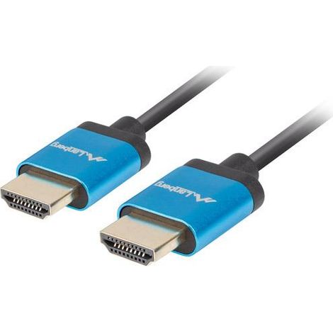 Lanberg M/M v2.0 HDMI-Kabel 1,8 m 4K schlank schwarz (1/2)