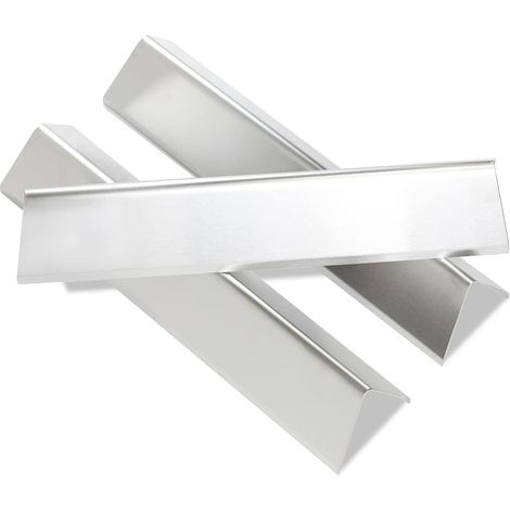 38.9cm Barres Flavorizer pour Weber Spirit I E210, S210, E220, S220 & II E210 S210 (avec boutons de brûleur avant), 7635 acier inoxydable Gaz Grils Accessoires barbecue pièce de rechange